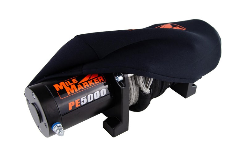 Mile Marker 8505 ATV Neoprene Winch Cover - All Weather Protection, Protects Winch from Mud / Road Debris / Elements, Resistant to Tears and Rips - Image 1